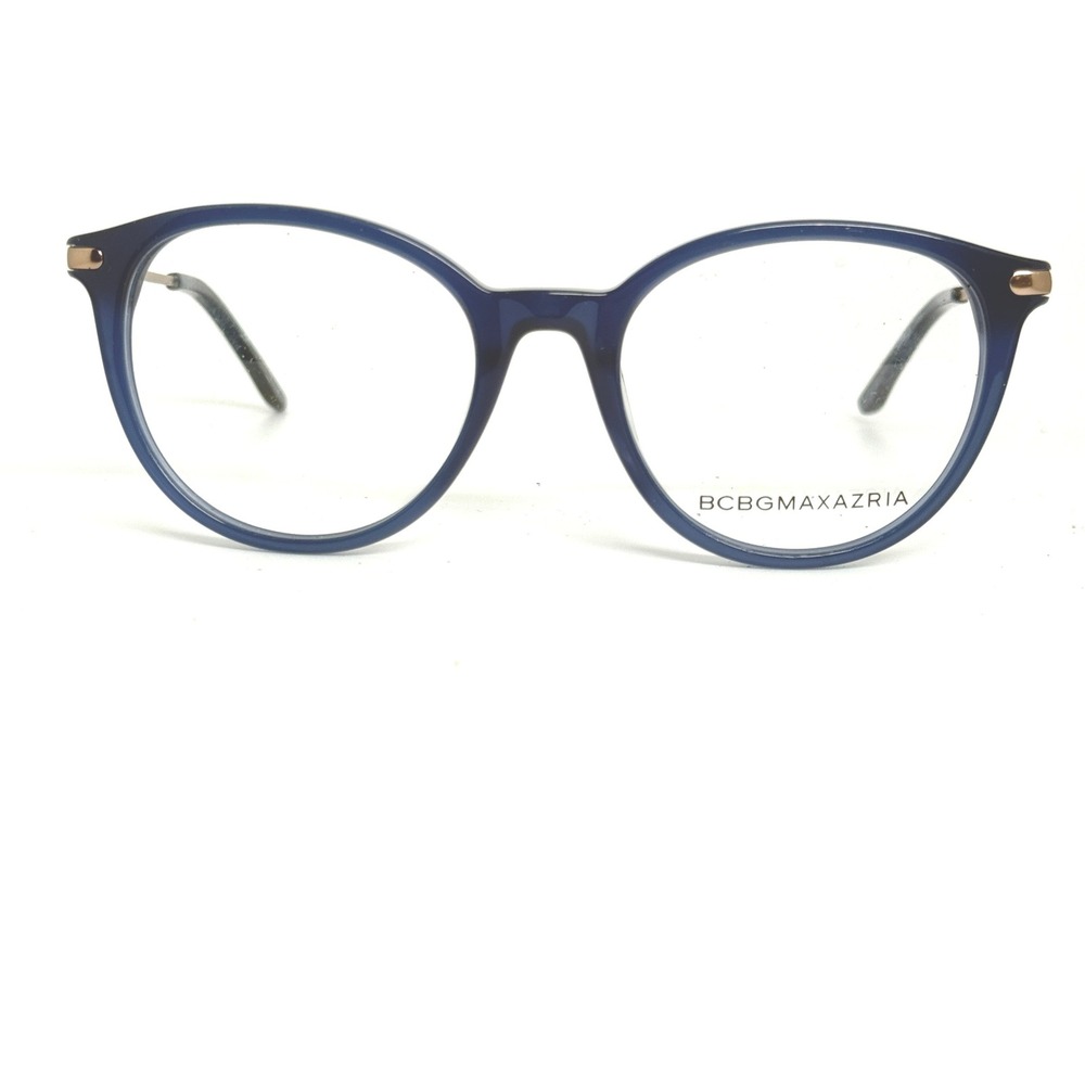 BCBGMAXAZRIA Fenella Blue Round Eyeglasses Frames L135MM 50018 21346
